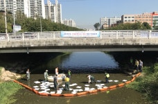계양구, 서부간선로 계양교 일원에서 수질오염사고 대비 합동 방제훈련 실시