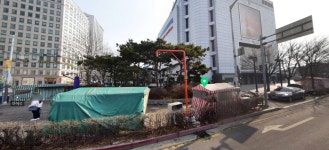 미추홀구, 관교동 롯데백화점 앞 불법 노점 강제철거