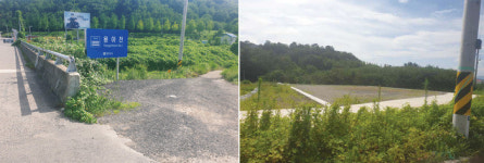 폐아스콘 처리 운수업체가 불법 성토 의혹 ‘말썽’