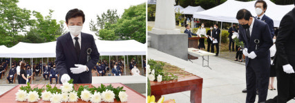 진주시, 충혼탑에서 제65회 현충일 추념식 거행