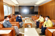 변광용 거제시장 삼성중공업 현장 찾아 ‘조선 재도약’ 의지 드러냈다