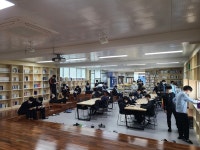 함안중학교 도서관 머물지어당 개관
