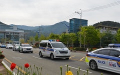 사천경찰서 ‘5030’ 차량 릴레이 홍보