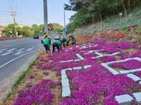 진주 명석면, 우수나들목 꽃길 조성