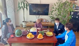 함양 휴천면, 장수어르신 생신 찾아드리기