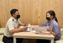 경남통영지역자활센터더푸른사업단 | 통영소방서, 찾아가는 심리상담실 운영