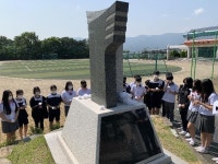 창원 웅동중, 6·25 학도병 참전 용사의 뜻을 기리다