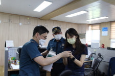 함안경찰서 학교폭력 예방 홍보 나서