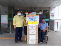 진주장애인총연합회, 코로나 최일선 보건소 격려