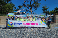 통영 한산면 봉암해수욕장 환경정비 마쳐