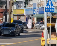 진주 대곡 인도 점령 ‘불법주차’ 단속 뒷전