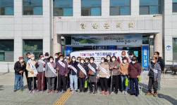 (사)경남시각장애인복지연합회 함안지회 ‘제42회 흰지팡이의 날’ 거리 캠페인