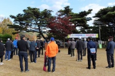 제1회 지곡면분회장배 초청 그라운드골프대회 열어