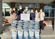 하동 진교면 능엄사, 어려운 이웃에 쌀 후원