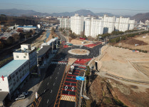 함안군 칠원삼거리 회전교차로 준공