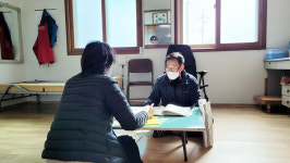 고성 삼산면 경로당 운영보조금 교육 진행