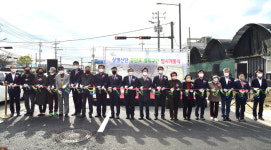 진주 김시민대교~옛 삼삼주유소 병목구간 8차로 임시개통