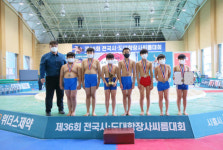 김해 신어초등학교 제36회 전국시도대항장사씨름대회 준우승