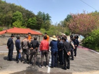 거창 고제면, 농촌형 소화전 사용법 교육