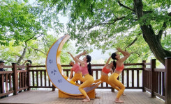 밀양 위양못·밀양요가, 사진 속에서 하나되다