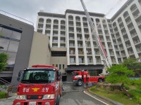 하동소방서, 켄싱턴리조트 합동소방훈련 전개