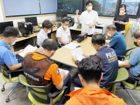 마산중부서, 광암해수욕장 범죄취약요소 점검