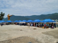 통영 한산면, 봉암몽돌해수욕장 개장