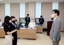 하동 화개면 주민자치회 위원 위촉식 가져