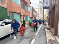 마산합포구 산호동, 설 맞이 시가지 대청소 실시