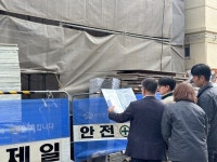 마산회원구청장, 양덕1동 소재 신축 경로당 공사현장 확인