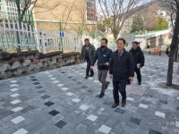 의창구청장, 중동초등학교 어린이보호구역 현장점검