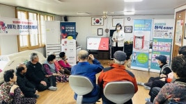 통영시보건소, 찾아가는 경로당 심뇌혈관질환 예방 교육 실시
