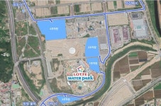 롯데워터파크 주차장, 김해 시내버스 차고지 무상 임차