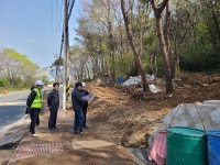 마산합포구, 국립마산병원 주변 보행로 정비공사 현장 점검