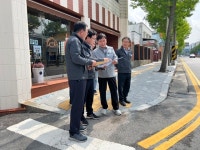 마산합포구, 용마로 일원 교통 신호등 설치 현장 점검
