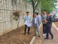 마산회원구, 구암서1길 화단 정비해