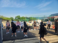 진해보건소, 등굣길 흡연음주폐해예방 캠페인 실시