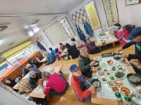 양산시 중앙동 시골한우곰탕 경로잔치 개최