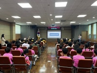 동면초등학교 4학년 120여명, 동면행정복지센터 견학