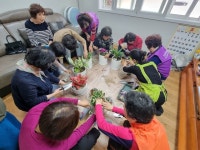 진해구 덕산동, 고령화시대 맞춤형 어르신 원예치료강좌 개최