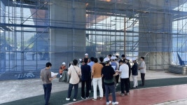 사천시 시설직렬(토목) 공무원 교량인상 특수공법 공사현장 견학