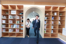 숲속 도서관 사천시립도서관, 드디어 개관