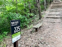 함양군, 필봉산 숲길 기초번호판 설치 완료