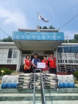 진주우편집중국 행복나눔 봉사단, 무더위에 시원한 이웃 사랑 실천