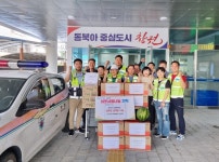 창원시 마산회원구 구암1동 자율방범대·청년회, 경로당 삼계탕 나눔 봉사
