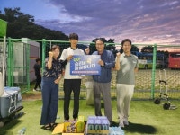 합천군 상하수도과, 추계 전국고등축구대회 자매결연팀 응원