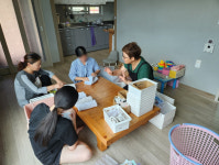 하동군 청암면 자원봉사캠프 정리수납의 신 프로그램 운영