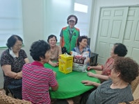 창원시 의창구 명곡동 자율방재단, 무더위 쉼터 경로당 방문