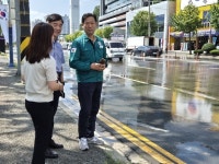 창원시 마산회원구 봉양로 쿨링&클린로드 가동 현장 점검
