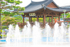 보기만 해도 시원 산청 한마음공원 바닥분수